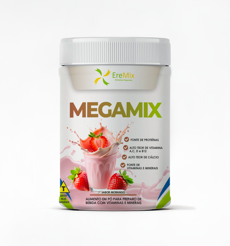 Megamix sabor morango